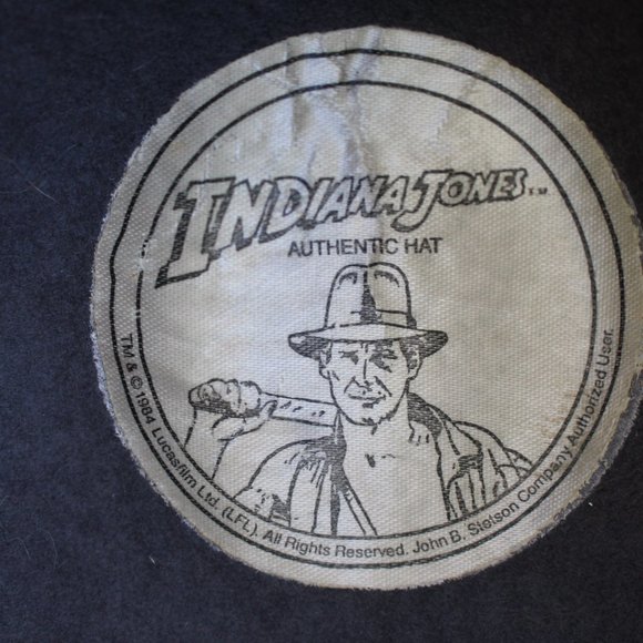 1984 Indiana Jones Authentic John B Stetson Co Hat - Picture 4 of 8
